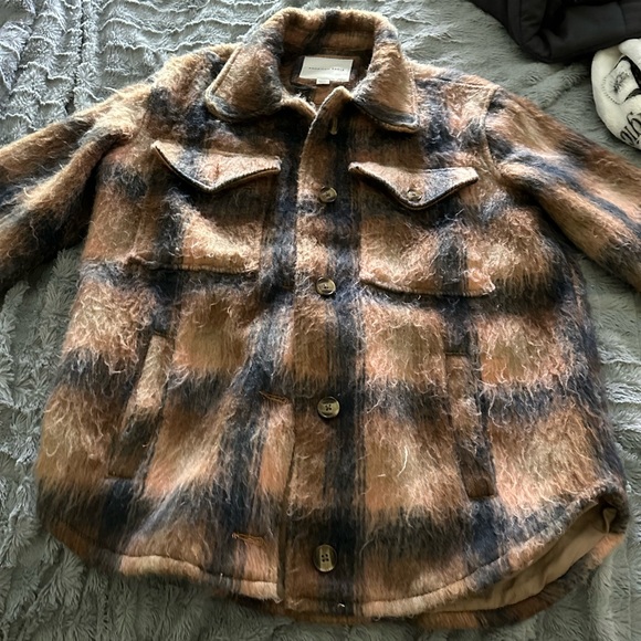 American Eagle Flannel Coat - Picture 2 of 4